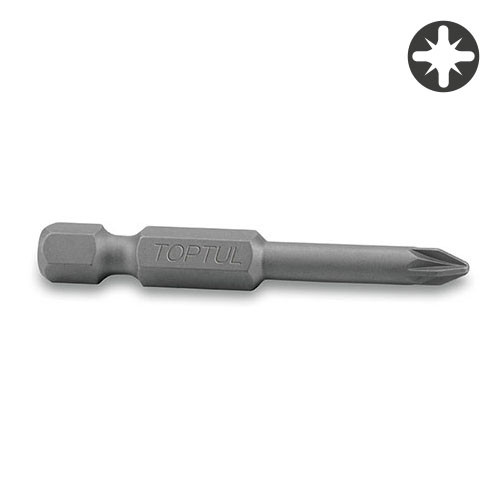 Toptul Насадка для шурупокрута 1/4" 50 мм PZ2 TOPTUL FSRA0802