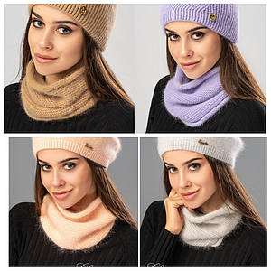 Жіночий снуд зимовий з ангори