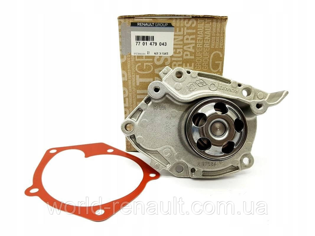 Renault (Original) 7701479043 — Водяний насос на Рено Трафік II 1.9dci F9Q c 2001г.
