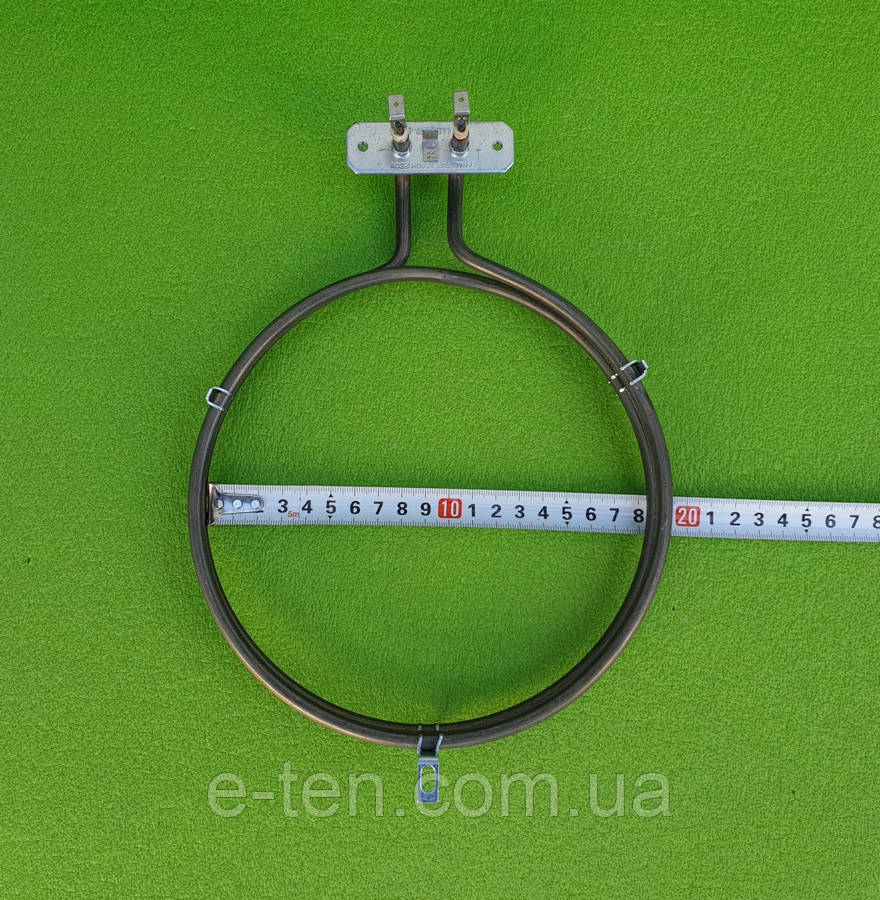 Тен круглий ТУРБО конвекції електродуховки Ø 180 мм / 1800 W з "подовженими контактами" (Sanal, Туреччина)