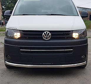 Кенгурник одинарний вус на Volkswagen Transporter T5/T6 (2003-2015)