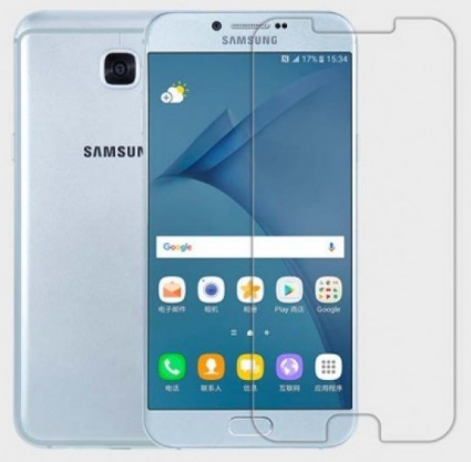 Гідрогелева захисна плівка на Samsung Galaxy A8 2016 на весь екран прозора, фото 1