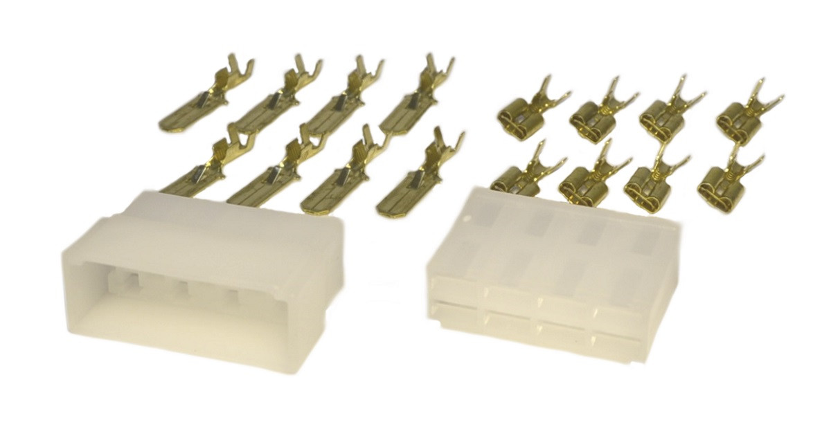 Автороз'єм (корпуса+клеми) шт.+гн. 8-конт. ZLA0707, фото 1