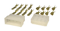 Автороз'єм (корпуса+клеми) шт.+гн. 8-конт. ZLA0707