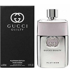 Gucci Guilty Pour Homme Platinum туалетна вода 90 ml. (Гуччі Гилти Пур Ом Платинум)