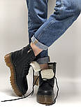 Черевики зимові жіночі Dr. Martens Platform JADON теплі чорні з хутром 36-40р. Фото в живу. Топ топ, фото 3