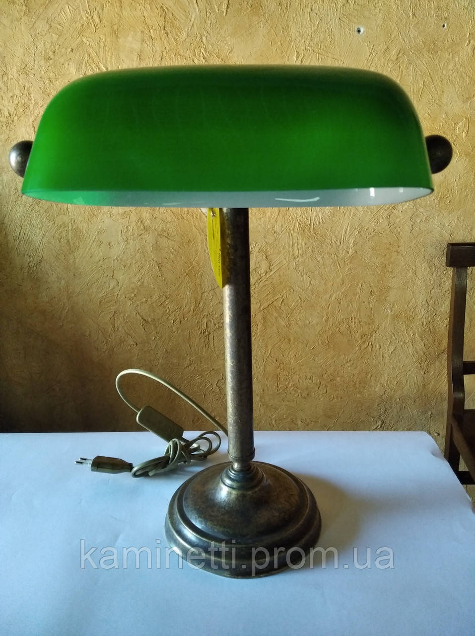 Лампа настільна латунь. Stilars Італія. 130602