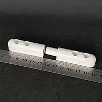 Петля ТЕРМОПЛАСТ для дверной москитной сетки из профиля 17*25 мм (белая)