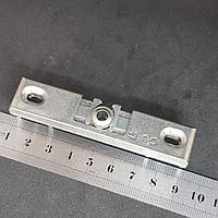 Засувка GU для металопластикових двостулкових балконних дверей (засувка куряча) у фурнітурний паз
