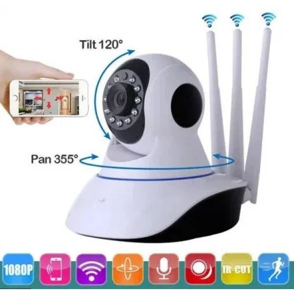 Бездротова WIFI камера з датчиком руху, нічним спостереженням v380 / Внутрішня IP камера відеоспостереження