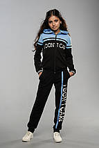 Дитячий спортивний костюм для дівчинки Sansa Чорний-жовтий Туреччина на весну осінь літо, фото 5