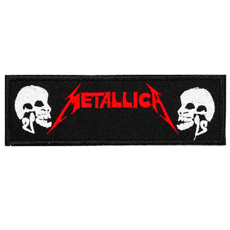 Нашивка METALLICA 3 з черепами, фото 1