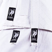 Кімоно дзюдо біле Combat 16oz зріст 120 см, фото 2