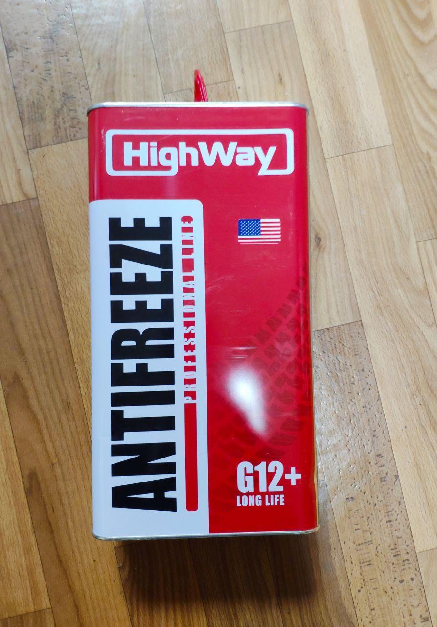 Антифриз HighWay ANTIFREEZE-40 LONG LIFE G12+ (червоний) 5кг