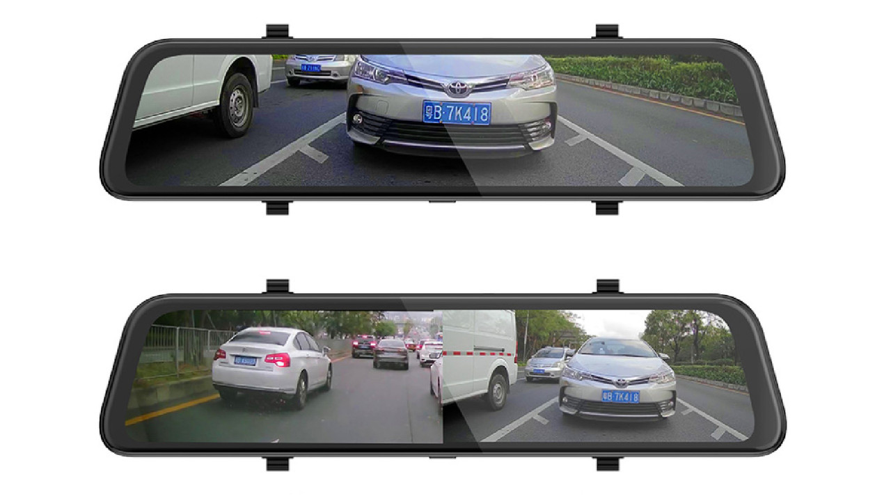 Зеркало видеорегистратор K40 (Android) 1/8 (LCD 10", GPS) - фото 2 - id-p1270156133