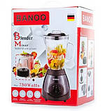 Блендер стаціонарний banoo TK00018 Сірий, фото 4