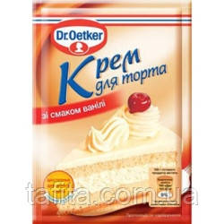 Крем для торта зі смаком ванілі Dr.Oetker