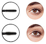 Туш Bourjois Twist Up The Volume для вій для додання обсягу з щіточкою 2 в 1 Ultra Black, 8 ml, фото 8