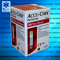 Тест-смужки для глюкометра Accu-Chek Performa / Акку-Чек Перформа 50 шт.