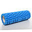 Масажний ролик (роллер) 30x10 см для йоги, фітнесу, пілатесу / Валик для масажу спини, ніг, рук Блакитний, фото 4