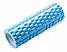 Масажний ролик (роллер) 30x10 см для йоги, фітнесу, пілатесу / Валик для масажу спини, ніг, рук Блакитний, фото 5
