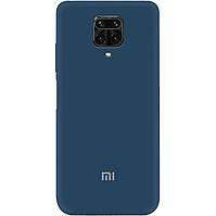 Силіконовий чохол для Xiaomi Redmi Note 9 Pro, My Colors, Navy Blue, мікрофібра всередині