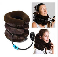 Подушка массажер для шеи Cervical Neck Traction ортопедический воротник