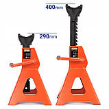 Комплект підставок під машину кобилки домкрат VERDA на 3 тонни, фото 2