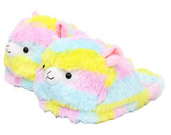 Тапочки Райдужна лама Альпака alpaca 013