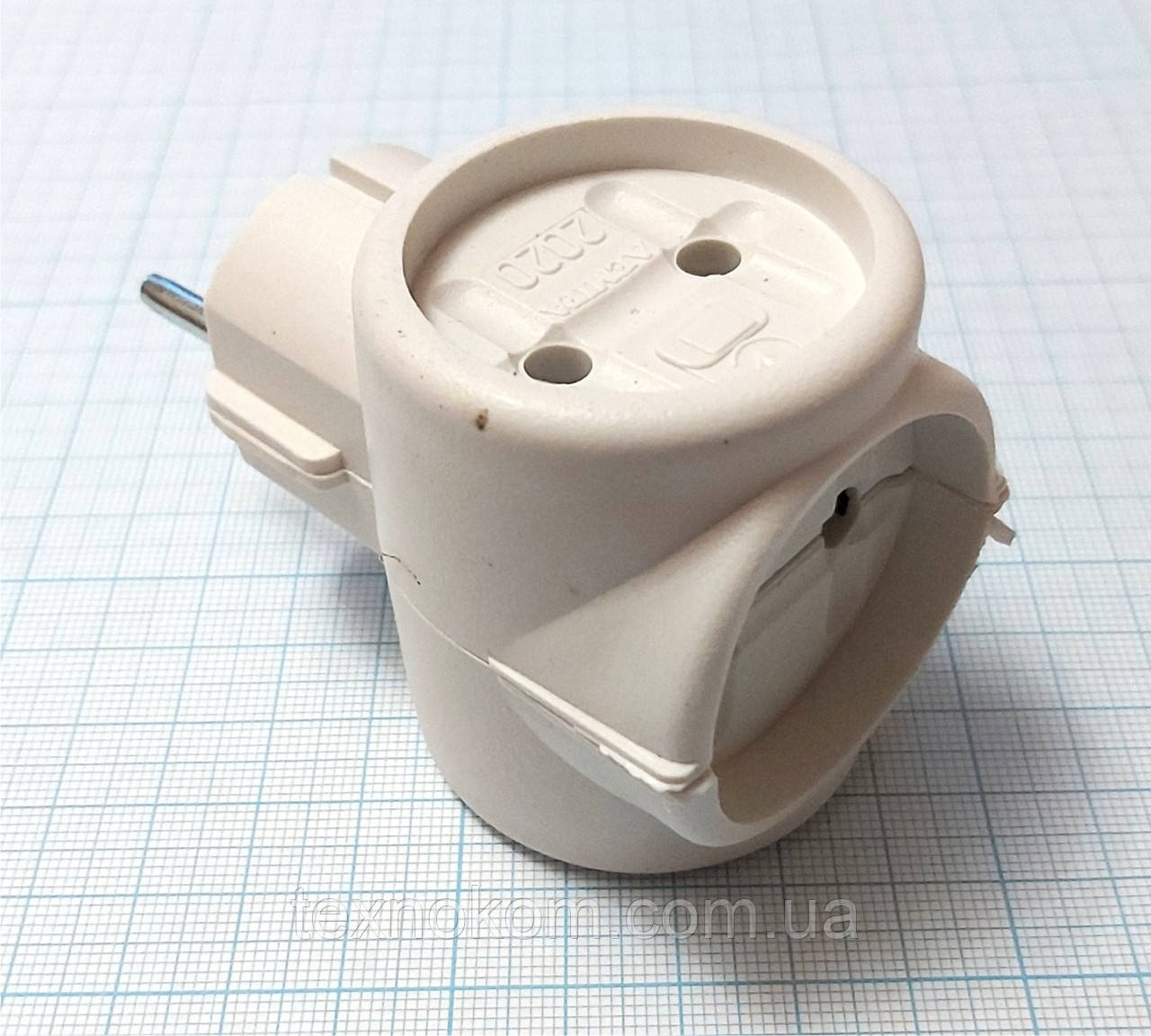 Тройник, розетка, 220В, Лемира, белый (ID#1270249592), цена: 28 ...