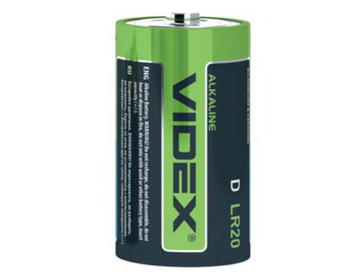 Батарейка лужна Videx LR2O/D 2 pcs (ціна за 1бат.) SHRINK