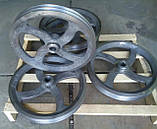 Шків діаметр 410 мм, 2 струмки профіль В, фото 4