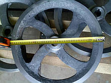 Шкив диаметр 410 мм, 2 ручья профиль В