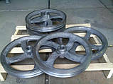 Шків діаметр 410 мм, 2 струмки профіль В, фото 3