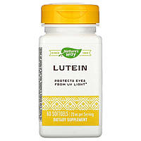 Лютеин Nature's Way "Lutein" для улучшения зрения, 20 мг (60 капсул)