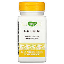 Лютеїн Nature's Way "Lutein" для поліпшення зору, 20 мг (60 капсул)