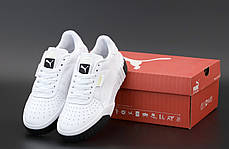 Жіночі кросівки Puma Cali. White. ТОП репліка ААА класу., фото 2