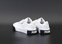 Жіночі кросівки Puma Cali. White. ТОП репліка ААА класу., фото 2