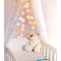 Гірлянда з ниткових кульок CBL Пастель 20 кульок, 3.7 м