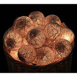 Гірлянда тайські шарики-ліхтарики CBL Stone 20 кульок, 3.7 м, фото 2