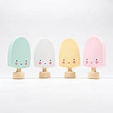 Нічник у вигляді морозива, рожевий, Little lovely company, фото 2