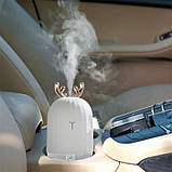 Міні зволожувач повітря з LED підсвічуванням, Бембі білий, фото 8