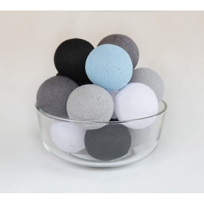 Тайська гірлянда CBL Smoky Blue 20 шт, 3.7 м, фото 1