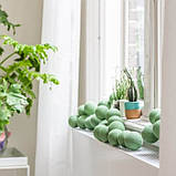 Тайська гірлянда кульки-ліхтарики CBL Sage Green 20 шт, 3.7 м, фото 2