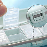 Таблетниця ECO Pillbox на 7 відділень, бежева, фото 6