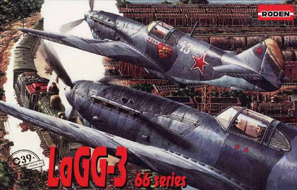 ЛаГГ-3 66-ї серії/LAGG-3 (66 series). Збірна модель радянського винищувача в масштабі 1/72. RODEN 039, фото 1
