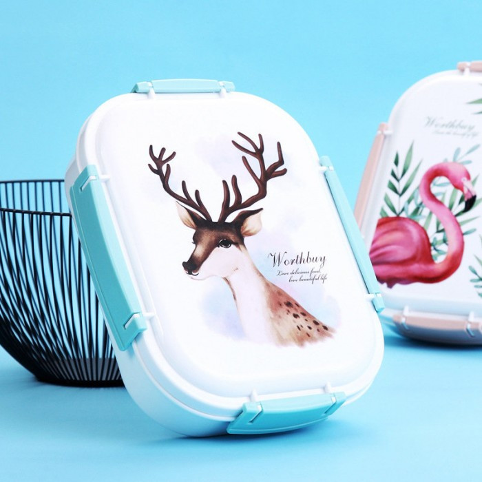 Великий металевий ланч бокс Fawn, 800 мл