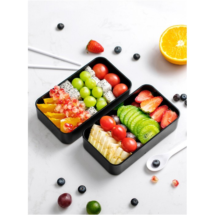 Ланч бокс bento Tasty, 1200 мл - чорний