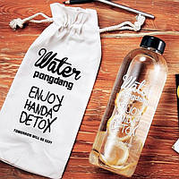 Пляшка для води Detox, з чохлом, 1000 мл