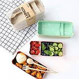Еко ланч-бокс Lunch Box 750 ml, рожевий, фото 4